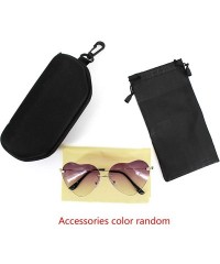 Aviator Heart Shape Sunglasses Fashion Aviator Tinted Lens Eyeglasses Metal Frame Eyewear - Purple - CE18S9TDQ5I $27.40