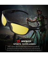 Aviator Polarized Sports Sunglasses Driving shades For Men TR90 Unbreakable Frame RB831 - Black Night Version - CA1896RKA8Z $...