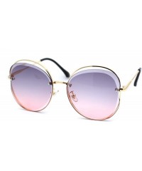 Butterfly Womens Expose Lens Butterfly Designer Sunglasses - Gold Purple Pink - C918WX7X5G0 $10.68