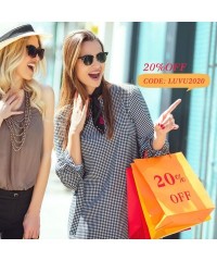 Rimless Classic Semi Rimless Half Frame Polarized Sunglasses for Men Women UV400 - C4196OGOZS2 $29.64