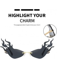 Cat Eye Fashion Irregular Glasses Sunglasses - Green - CO199Y4G3DA $15.00