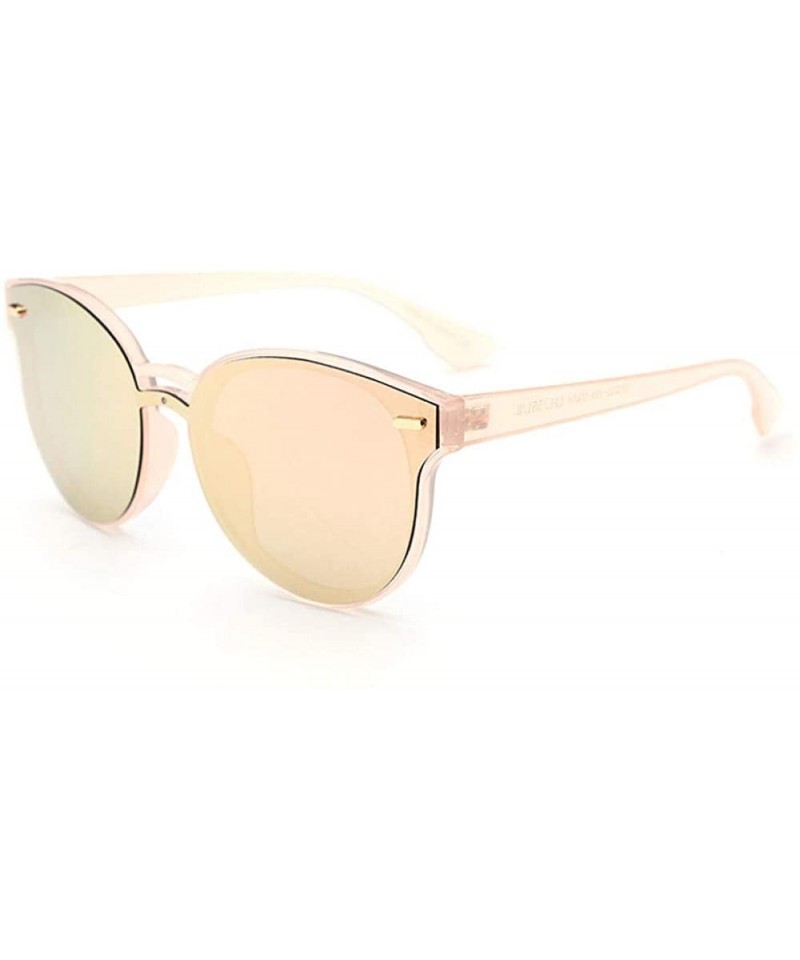 Rimless Polarized Sunglasses Covered Mirror Overall Design Sunglasses - CV18XD3D6SH $79.67