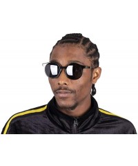 Round Robyn Premium Polarized Glasses 100% UV protected - Matte Black - C418SSAEMGK $66.90