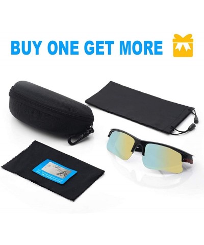 Sport Sport Polarized Sunglasses Cycling Sunglasses Bike Glasses for Men Women Sports Goggles UV Protection - CX190R4TK34 $24.94