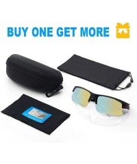 Sport Sport Polarized Sunglasses Cycling Sunglasses Bike Glasses for Men Women Sports Goggles UV Protection - CX190R4TK34 $24.94