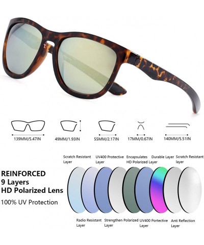 Sport Polarized Sunglasses for Women Men Oval Frame Sports Style UV Protection - C818R6YNK09 $21.37