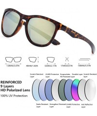 Sport Polarized Sunglasses for Women Men Oval Frame Sports Style UV Protection - C818R6YNK09 $32.27