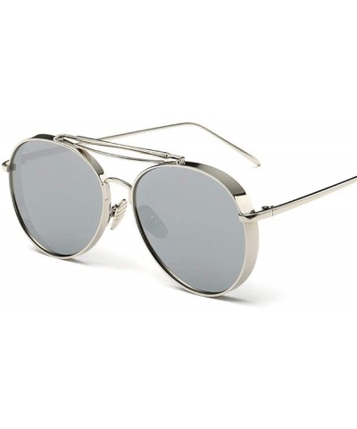 Aviator Pink Sunglasses Women Brand Designer UV400 Shades Golden Ladies Eyewear 2 - 3 - C618YZX48UY $24.07