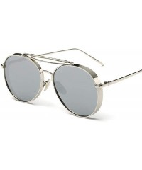 Aviator Pink Sunglasses Women Brand Designer UV400 Shades Golden Ladies Eyewear 2 - 3 - C618YZX48UY $24.07