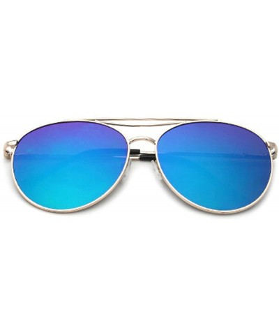 Square Classic Retro Designer Style Round Sunglasses for women metal Resin UV400 Sunglasses - Gold Green - C718SAS00R9 $26.96