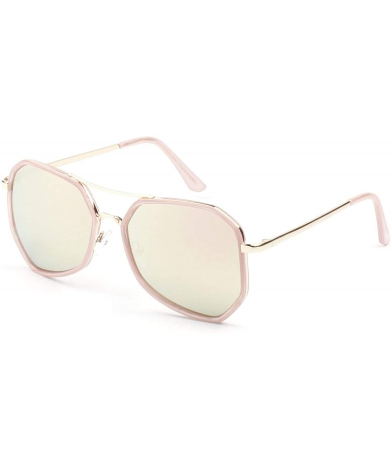Goggle The rims of Bailey Sunglasses - Pink - CJ18WU7IEDC $36.78