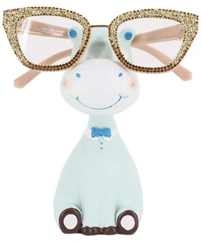 Square Fashion Punk Sunglasses for Women Men - Square Glasses Matel Frame UV400 Protection - Clear-gold - CR18A5TQWWL $30.92