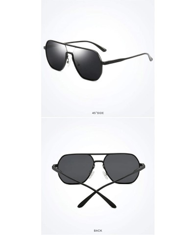 Rimless Fashion Polarized Sunglasses Female Riding Color Changing Sunglasses Men'S Personality Driving Mirror Sunglasses - CD...