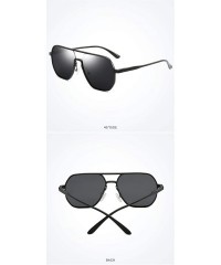 Rimless Fashion Polarized Sunglasses Female Riding Color Changing Sunglasses Men'S Personality Driving Mirror Sunglasses - CD...