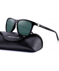 Round Polarized Sunglasses for Women Aluminum Men's Sunglasses Driving Rectangular Sun Glasses for Men/Women - Green - C918L6...