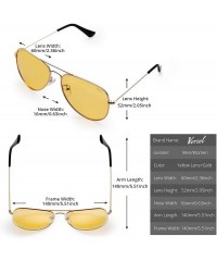 Shield Aviator Sunglasses for Men Women Mirrored Lens UV400 Protection Lightweight Polarized Aviators Sunglasses - CP18U63NRA...