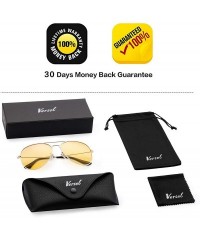 Shield Aviator Sunglasses for Men Women Mirrored Lens UV400 Protection Lightweight Polarized Aviators Sunglasses - CP18U63NRA...