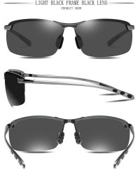 Sport Fashion Driving Polarized Sunglasses for Men UV400 Protection Men's Sports Fishing Golf Sunglasses - CV18Y089C7Y $32.30