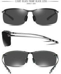 Sport Fashion Driving Polarized Sunglasses for Men UV400 Protection Men's Sports Fishing Golf Sunglasses - CV18Y089C7Y $32.73