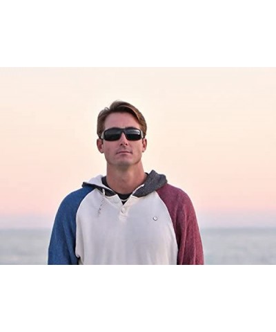 Sport Men's Galleon floating polarized sunglasses - Raven/Core Grey Lens - C012CFSVEN3 $94.75