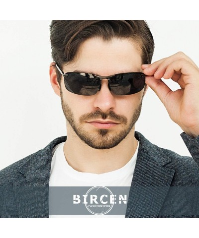 Sport Fashion Driving Polarized Sunglasses for Men UV400 Protection Men's Sports Fishing Golf Sunglasses - CV18Y089C7Y $32.73