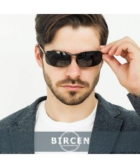Sport Fashion Driving Polarized Sunglasses for Men UV400 Protection Men's Sports Fishing Golf Sunglasses - CV18Y089C7Y $32.73