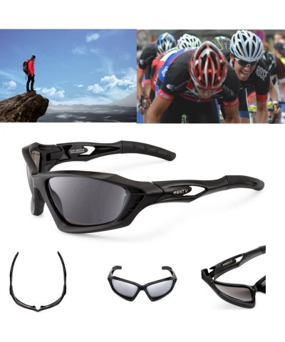 Oval Sport Sunglasses Women - black - C718EOS85XK $41.24