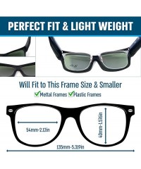 Wrap Fit Over Polarized Sunglasses Driving Clip on Sunglasses to Wear Over Prescription Glasses - Black-green - CO18SGEXIDG $...