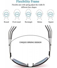 Sport Designer Fashion Sports Sunglasses for Baseball Cycling Fishing Golf Metal Frame - CQ18ET4I2QL $33.52