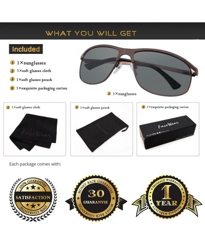 Sport Designer Fashion Sports Sunglasses for Baseball Cycling Fishing Golf Metal Frame - CQ18ET4I2QL $33.52