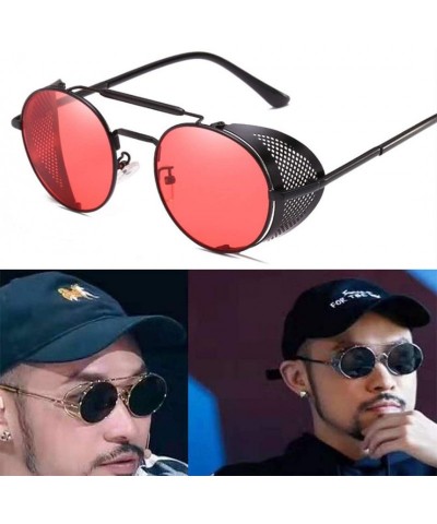 Goggle Designer Glasses Steampunk Sunglasses - 8 - CB18Y2756XH $50.94