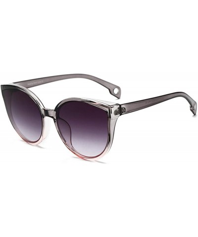 Oversized Oversized Cat Eye Sunglasses for Women Retro Fashion Driving Glasses - C3 - CP18X77T9WE $19.03
