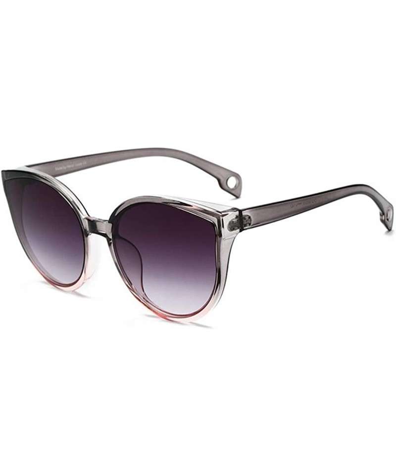 Oversized Oversized Cat Eye Sunglasses for Women Retro Fashion Driving Glasses - C3 - CP18X77T9WE $19.03