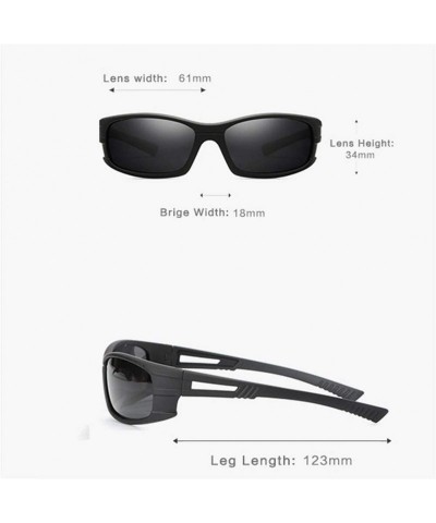 Sport Men Women Polarized Sunglasses Cool Vintage Sport Driving Sun glasses Night Vision Glasses - Night Vision - CL199OOM2RR...