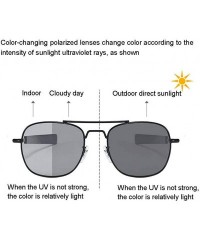 Rimless Polarized Sunglasses Titanium Protection Glasses - A - CJ1997564E9 $44.17