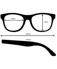 Oversized Fashion Sunglasses Men Women Polarized UV400 Mirrored Lens Horn Rimmed - Black Frame / Black Lens - CN18YLCZLWU $18.51