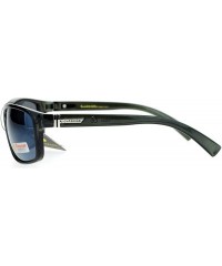 Sport Sunglasses Mens Fashion Oval Rectangular Sporty Shades UV 400 - Black - CU186L28SNN $19.61