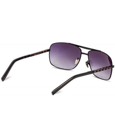 Aviator Men's and women's fashion sunglasses- retro square glasses- elastic trend sunglasses - D - CV18S6QOR63 $36.91