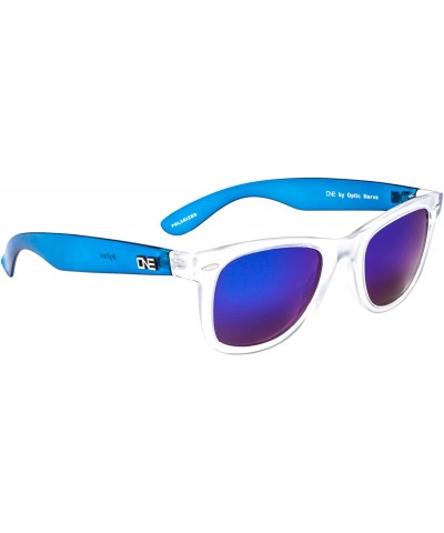 Sport One Dylan Sunglasses - Matte Crystal Clear/Blue - CC11QSA8DC9 $50.96