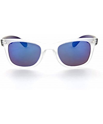 Sport One Dylan Sunglasses - Matte Crystal Clear/Blue - CC11QSA8DC9 $25.14