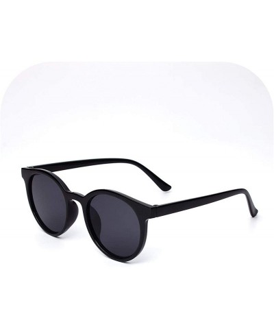 Oval Black Classic Designer Brand Trend Style Women's Sunglasses Oval Glasses Adult Eyeglasses - 1black - C3197Y7EG0L $50.31