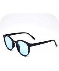 Oval Black Classic Designer Brand Trend Style Women's Sunglasses Oval Glasses Adult Eyeglasses - 1black - C3197Y7EG0L $23.83