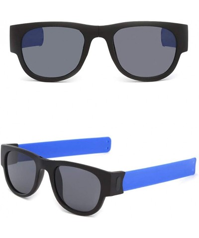 Semi-rimless Creative Wristband Glasses-Slap Folding Sunglasses - Sunglasses Driving Goggles-Driving Action Sports - CR196SGS...