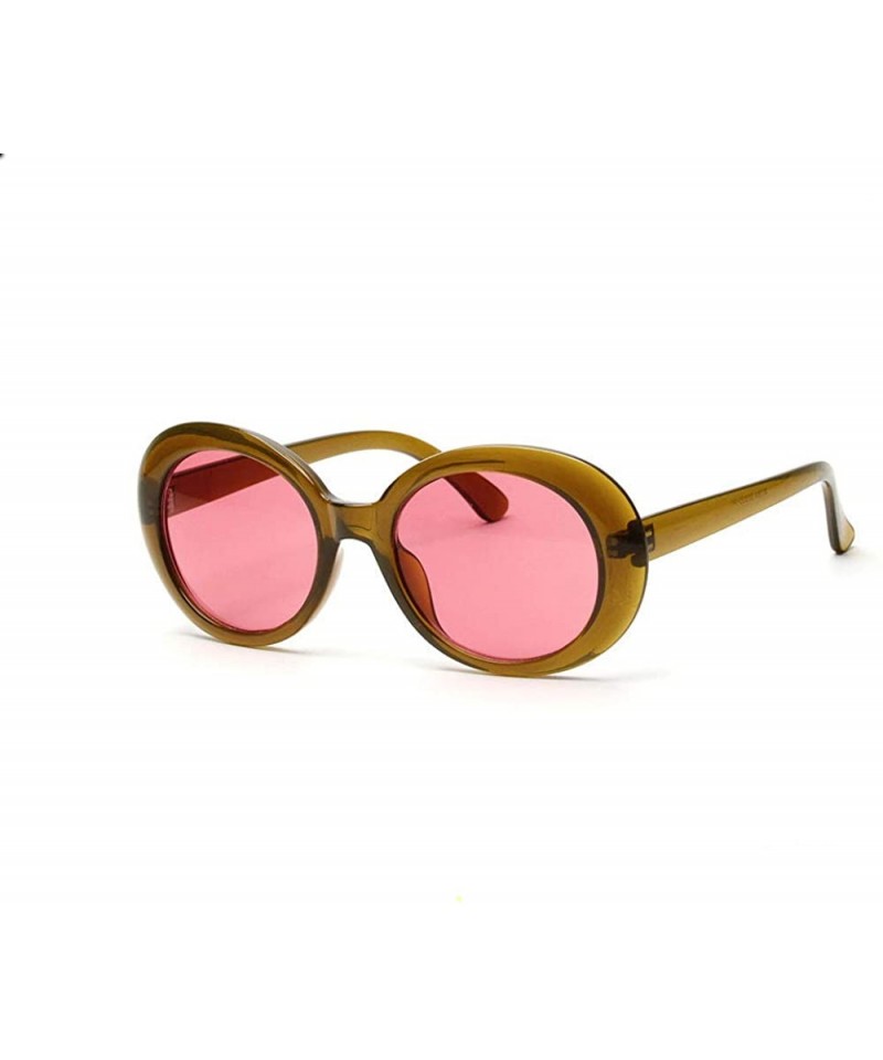 Aviator Fashion Men Womens Sunglasses New Vintage Round Frame UV Glasses Sunglasses - Red - C318SNZCNUZ $9.36