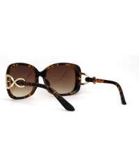 Butterfly Womens Oversize Butterfly Jewel Hinge Diva Designer Sunglasses - Tortoise Brown - CQ1987IAUI2 $8.00