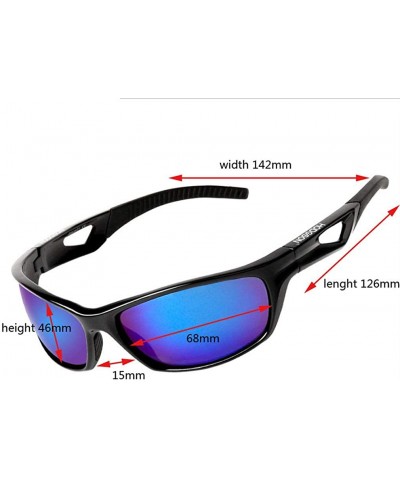 Sport Polarized Sports Sunglasses Driving Glasses for Men Women Motorcycle Bike Riding Cycling Travel Outdoors Baseball - CO1...