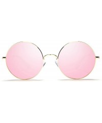 Wayfarer Round Polarized Sunglasses Oversize Hippie Sun Glasses Circle Frame Ultra Lightweight - C2194QZ9IL0 $26.43