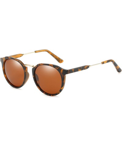 Aviator Retro Polarized Round Sunglasses for Men Women Vintage Designer Style UV400 Protection Lens - C218ZZWW2DC $13.94
