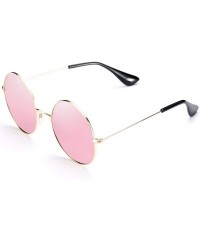 Wayfarer Round Polarized Sunglasses Oversize Hippie Sun Glasses Circle Frame Ultra Lightweight - C2194QZ9IL0 $26.07