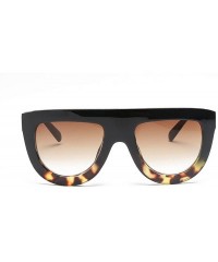 Rimless Sunglasses Vintage Oversized Glasses Rectangle - F - CD18QR6S24G $9.09